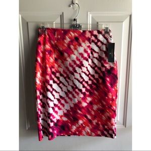 Watercolor Pencil Skirt